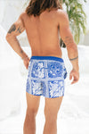 AMALFI SHORT - HAVANNA BLUE