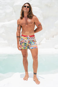 AMALFI SHORT - PHAEDRA PRINT