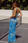 MIAMI MAXI SKIRT - AZURI BLUE