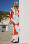 AMOREE LONG SLEEVE MAXI DRESS - AMOREE RED
