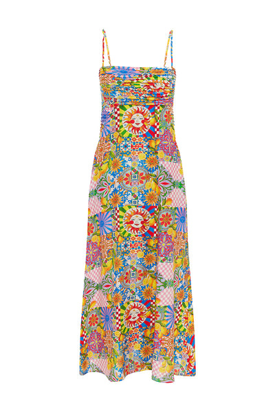 ANACAPRI MIDI DRESS - ANACAPRI PINK