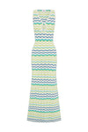 ANDREA MAXI DRESS - GREEN MULTI