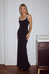 ANGELO TANK MAXI DRESS - BLACK/WHITE