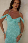 ANITA MAXI DRESS - AQUA