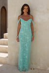 ANITA MAXI DRESS - AQUA