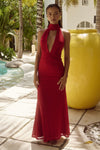 ANTONIE MAXI DRESS - CHERRY