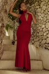 ANTONIE MAXI DRESS - CHERRY