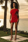 APHRODITE MINI DRESS - RED