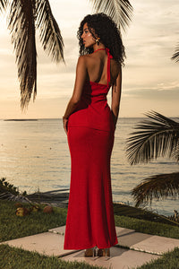 APHRODITE MAXI SKIRT - RED