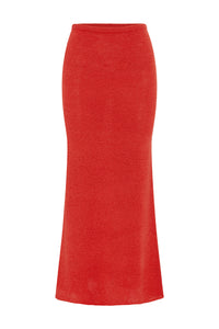 APHRODITE MAXI SKIRT - RED