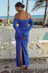 ARIELLE MAXI DRESS - COBALT