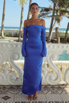 ARIELLE MAXI DRESS - COBALT