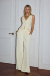 ARLA WIDE LEG PANTS - BUTTER