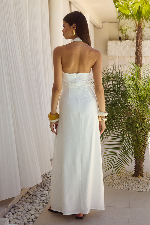 ARLI MAXI DRESS - WHITE