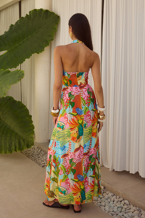 ARLI MAXI DRESS - ETALLIA MULTI