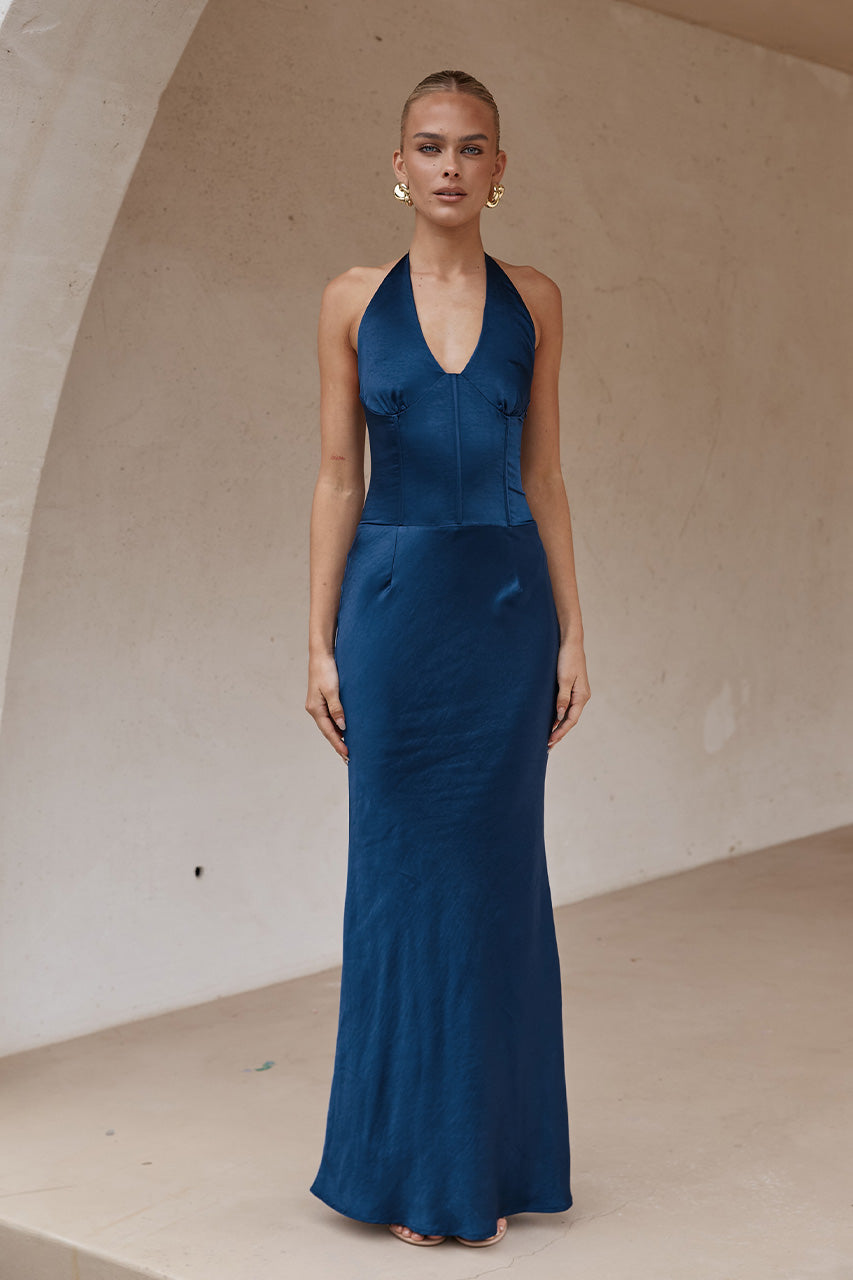 ASADA MAXI DRESS - MIDNIGHT