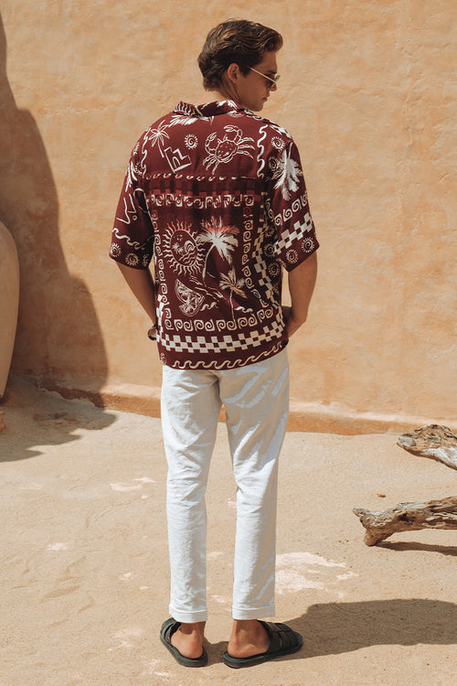 ASTLEY SHIRT - WINE