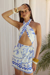 ASTLEY MINI DRESS - ASTLEY BLUE