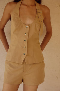 ASTRID HOT SHORT - CAMEL