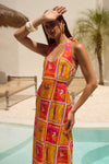 AURA MAXI DRESS - ALOHA ORANGE