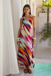 AURA MAXI DRESS - AINSLEY PINK