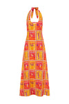 AURA MAXI DRESS - ALOHA ORANGE