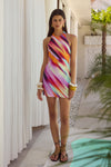 AURA MINI DRESS - AINSLEY PINK