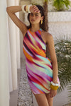 AURA MINI DRESS - AINSLEY PINK