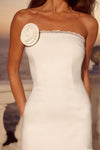 AVALON STRAPLESS MAXI DRESS - WHITE