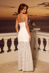 AVALON STRAPLESS MAXI DRESS - WHITE