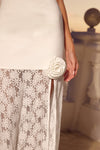 AVALON STRAPLESS MAXI DRESS - WHITE