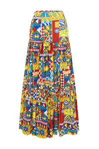 AYLA MAXI SKIRT - PHAEDRA PRINT