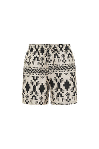 AZAR SHORT - SAND/BLACK