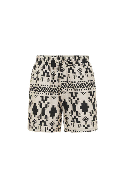 AZAR SHORT - SAND/BLACK