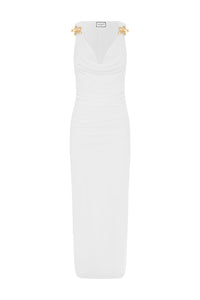 BALIN MIDI DRESS - WHITE