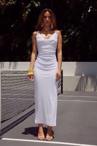 BALIN MIDI DRESS - WHITE