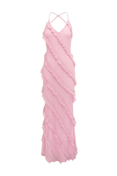 BARLOW MAXI DRESS - PINK