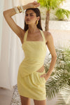 ETALLIA MINI SKIRT - LEMON