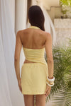 ETALLIA MINI SKIRT - LEMON