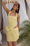 ETALLIA MINI SKIRT - LEMON