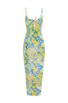 BENITO MIDI DRESS - ANACAPRI LEMON