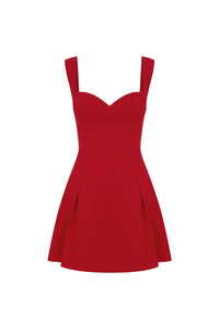 BETHANI MINI DRESS - CHERRY