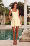 BETHANI MINI DRESS - LEMON