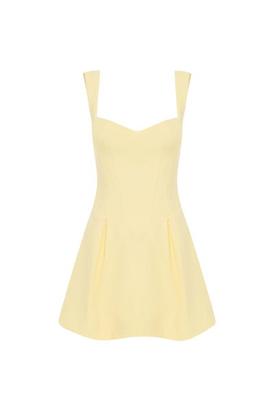 BETHANI MINI DRESS - LEMON