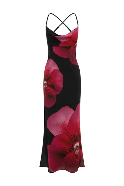 BRIDGETTE MAXI DRESS - PINK FLOWER