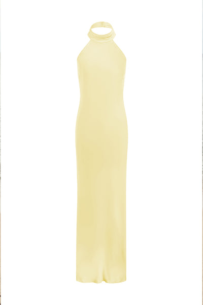 BRIGITTE MAXI DRESS - LEMON