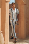 BROOKS PANT - WHITE/BLACK