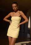 CAIRO MINI DRESS - LEMON