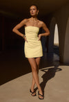 CAIRO MINI DRESS - LEMON