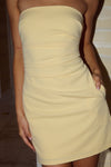 CAIRO MINI DRESS - LEMON